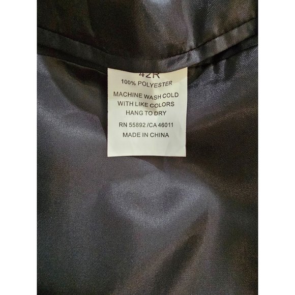 Southeastern Black Washable Tuxedo 42R  Pants 34 X 29 - Picture 4 of 7